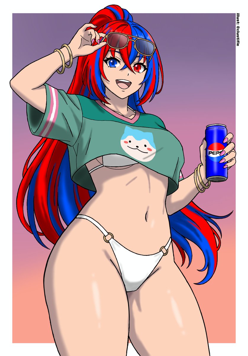 Clustifle's tweet photo. Alear in that one GTA 6 cover girl pose

Featuring the Pepsi can, for real https://t.co/iTPqCj2PfH