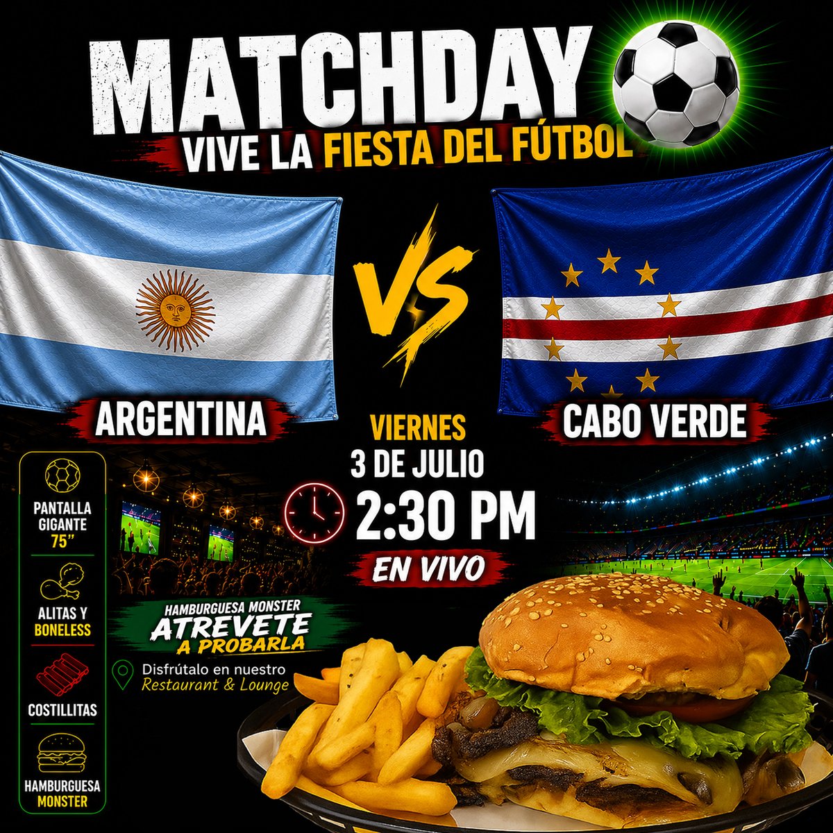 olasaltasinn's tweet photo. Ven a apoyar a tu equipo en nuestro lounge bar y vive la fiesta al máximo  del fútbol ⚽️🥳
Reserva ya tu mesa al 669 981 31 92 ó whatsapp 6699 18 19 24 📲☎️ https://t.co/fQrWw3nLOS