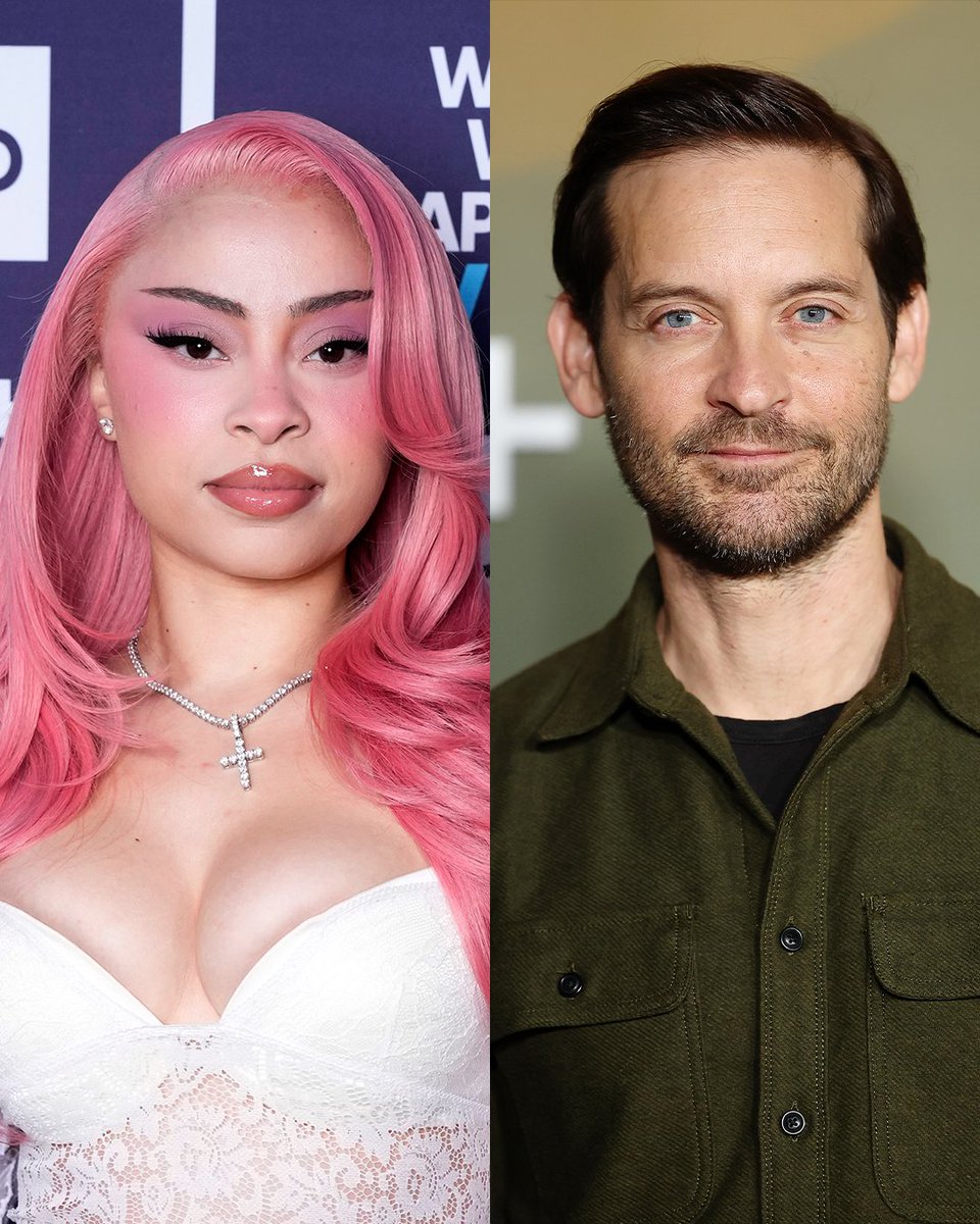 Complex's tweet photo. Rep Confirms Ice Spice &amp; Tobey Maguire Were Not Kissing But Were Sharing a Vape https://t.co/kPaqOUxcYU