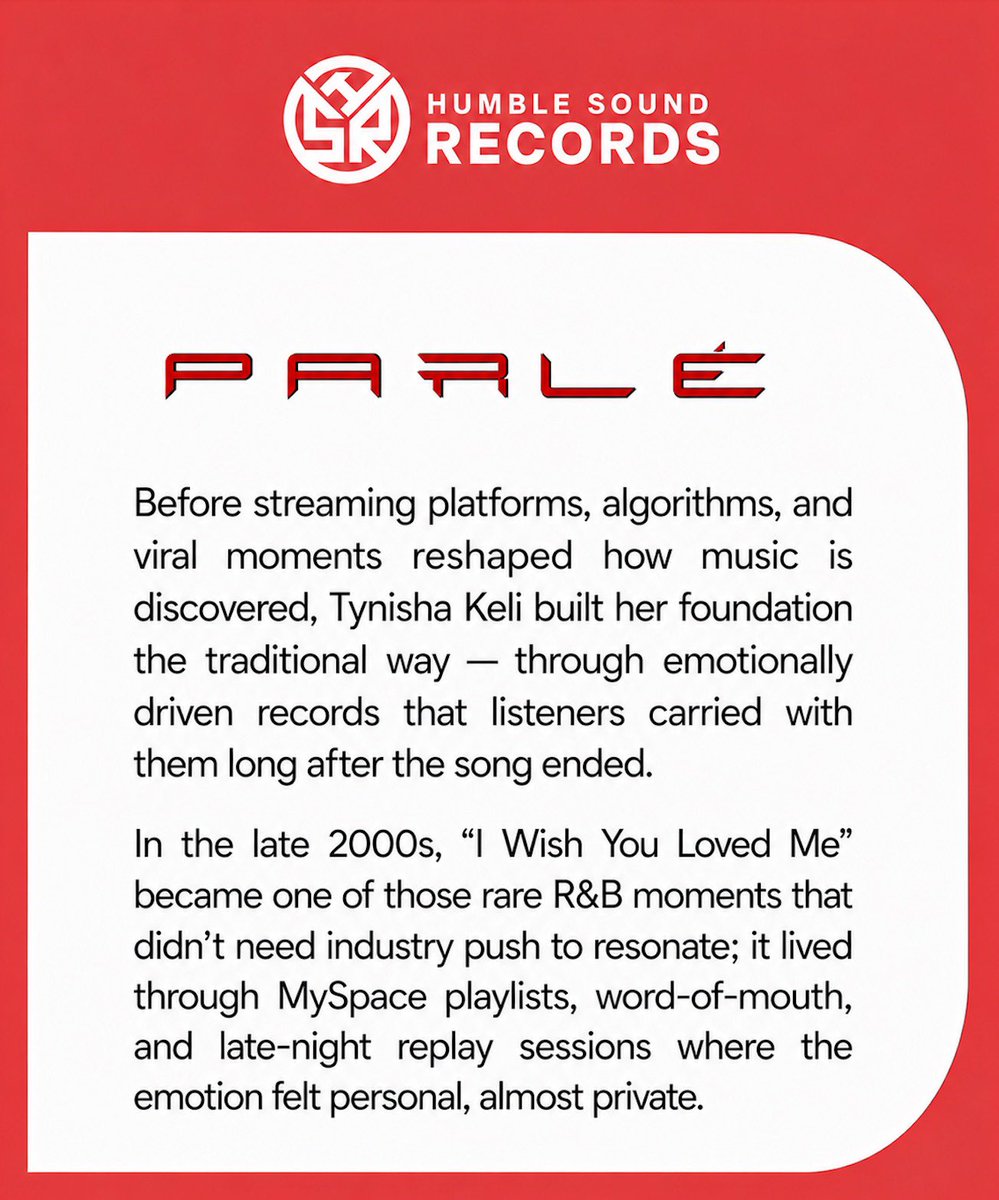 HumbleSRecords's tweet photo. @parlemag features our artists @tynishakeli , and @JamesArtissen 

The exclusive interviews are available online. ✨

#HumbleSoundRecords
#ParleMagazine 
#TynishaKeli
#JamesArtissen https://t.co/1FYSWqmduG