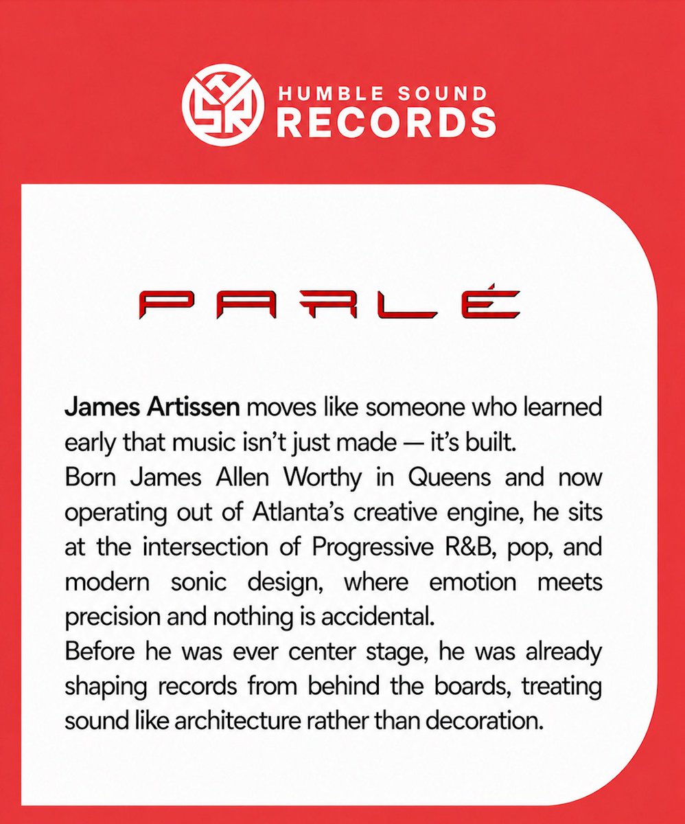 HumbleSRecords's tweet photo. @parlemag features our artists @tynishakeli , and @JamesArtissen 

The exclusive interviews are available online. ✨

#HumbleSoundRecords
#ParleMagazine 
#TynishaKeli
#JamesArtissen https://t.co/1FYSWqmduG