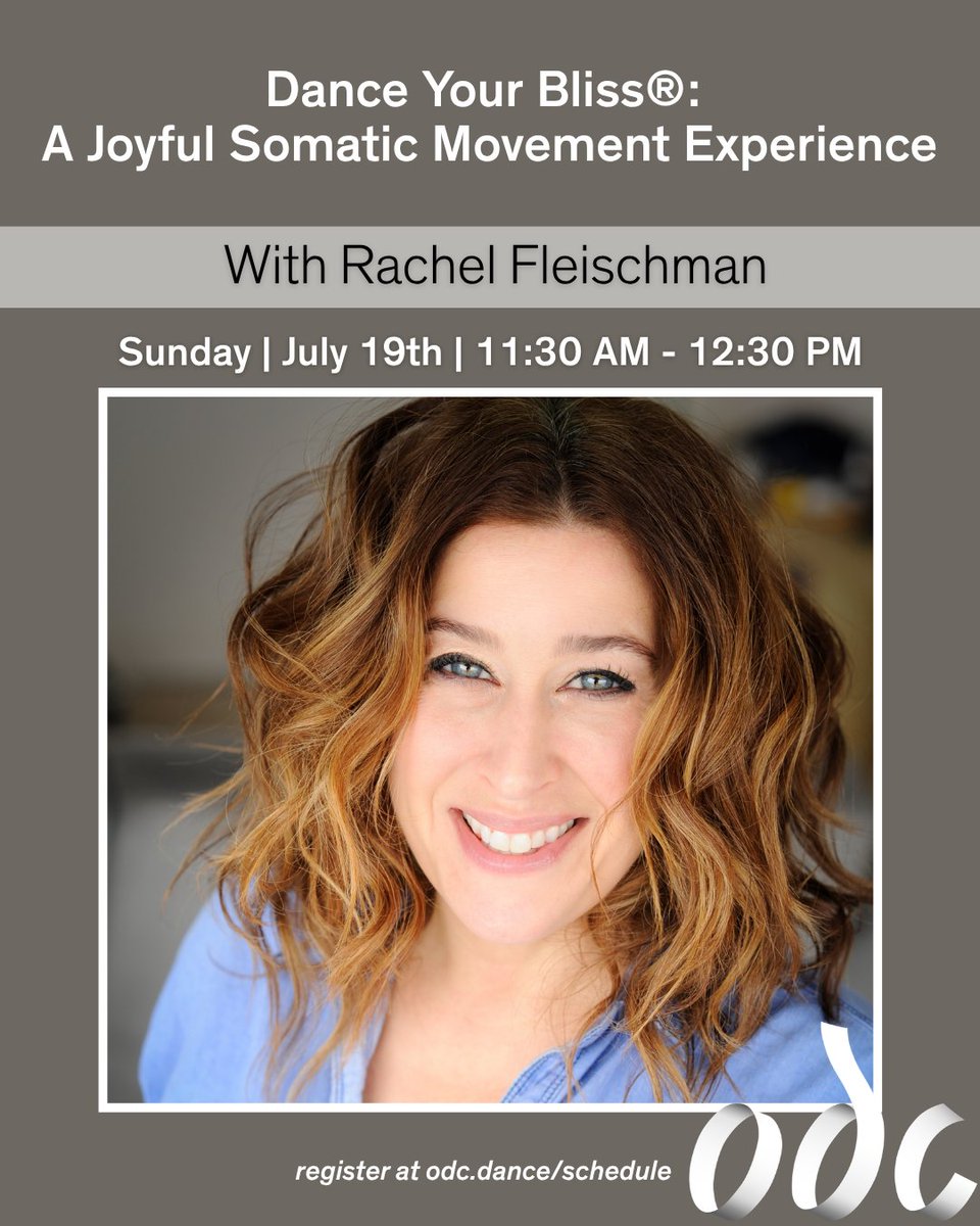 ODCsf's tweet photo. 🕺🏾 Dance Your Bliss:  A Joyful Somatic Movement Experience with Rachel Fleischman
Sunday, July 18th @ 11:30am - 12:30pm
🔗 Register https://t.co/99PahhrhTv

#odcsf #somaticmovement #health #ODCHealth #danceclass https://t.co/gXmGLT4X8n