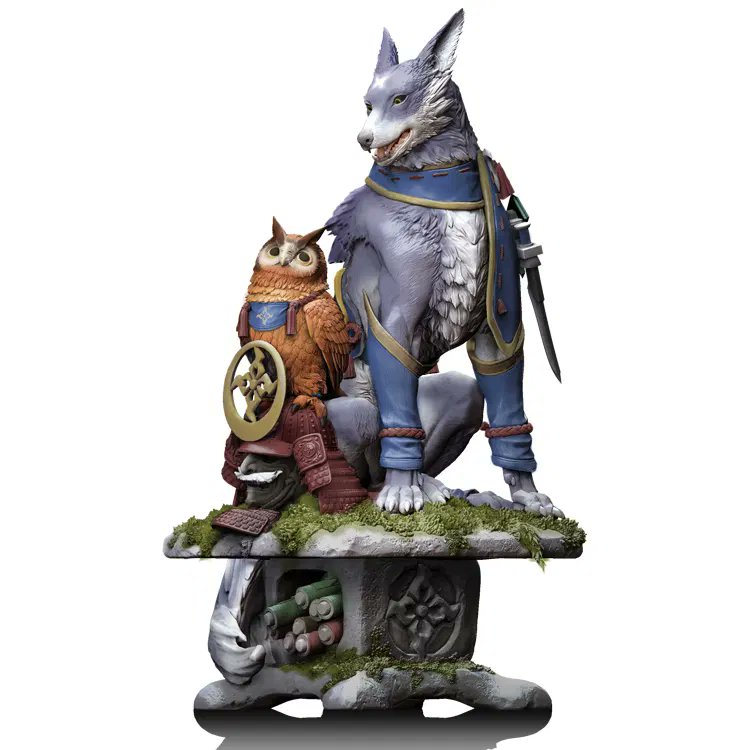 aki_station's tweet photo. 🐾 Monster Hunter Rise Palamute Figure (Capcom Figure Builder, Japan)
🔥 Now $57.99 (was $135.99) at Playasia
Pre-painted PVC collectible, approx H27×W17×D17cm, limited availability.

🛒 https://t.co/ANU4ZJjsmS

#MonsterHunterRise #Palamute #CapcomFigure #PVCFigure #FigureCollection