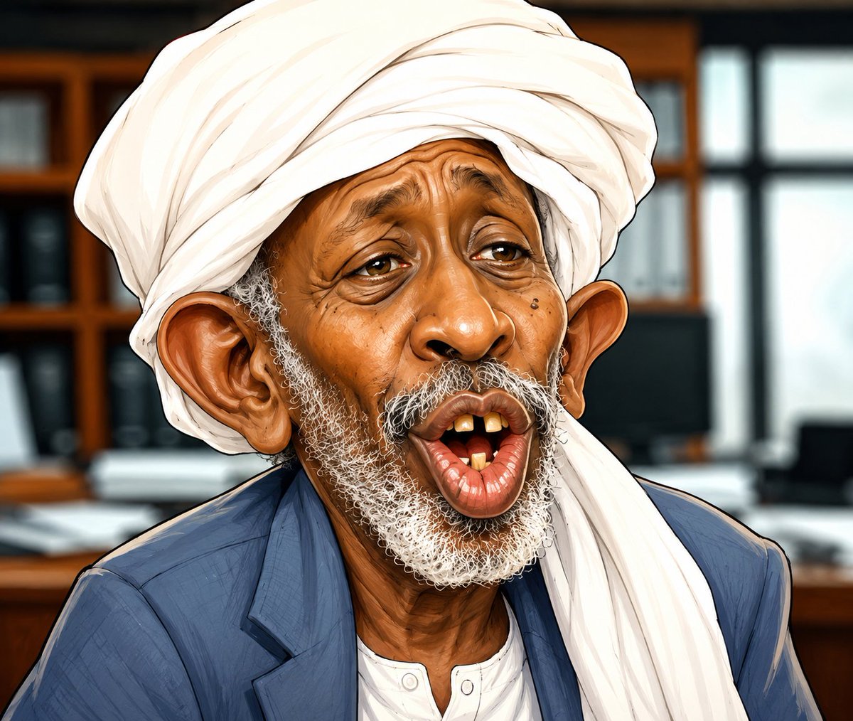 jor3atwa3y's tweet photo. قال إنه أصبح رقمًا عالميًا، ترك يدعو لتفويض البرهان رئيسا للجمهورية!
ده على أساس إنو البرهان ليه 7 سنين رئيس رابطة مشجعي الهلال مارئيس أمر واقع!
ياها شغلة البرهان، قدر مايتزنق باستحقاقات التحول المدني الديمقراطي ينزل المدنيين بتاعينو من الفضية يعمل بيهم كم حركة ويرجعهم تاني! https://t.co/LMP39Za3lq