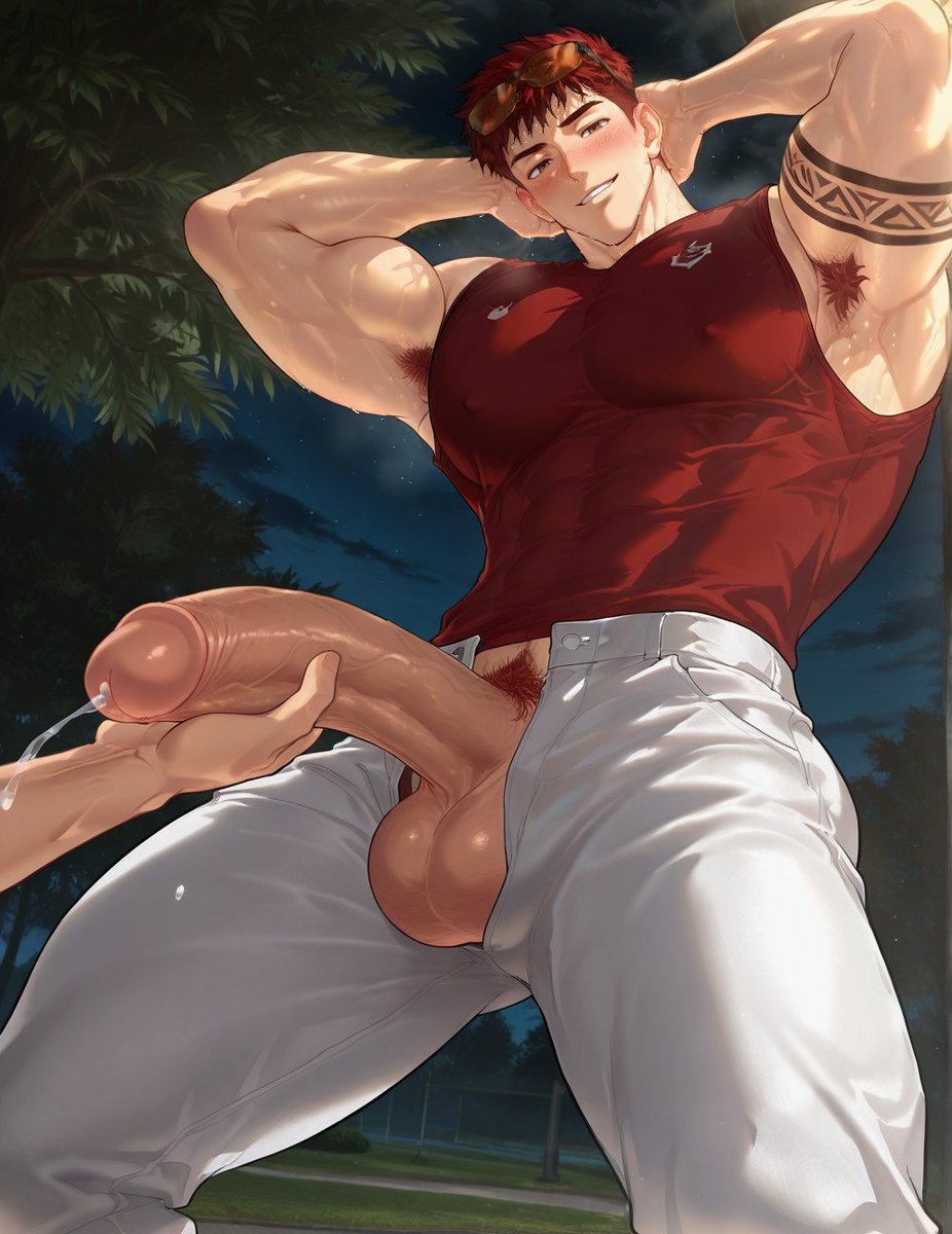 hidu09's tweet photo. Derek Kingsfield 

#bara #nsfw #bl #r18 #aiart https://t.co/68h2TQnjQV