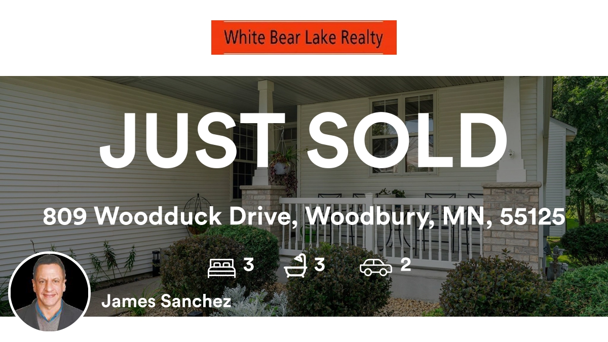 JamessanchezRE's tweet photo. 🛌 3 🛀 3 🚘 2
📍 809 Woodduck Drive, Woodbury, MN, 55125

My latest sale on RateMyAgent.

https://t.co/rKXuPYmGk3

...
#ratemyagent #realestate #White_Bear_Lake_Realty https://t.co/OMZ6gisN9f
