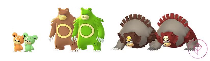wolfsbiann's tweet photo. @milkandglitter shiny Teddi is better than shiny Ursaring just due to the fact that its a mint green and not a lime green, but the Lime COULD potentially work if they made his rings different colors too https://t.co/8FgGYrvoiN