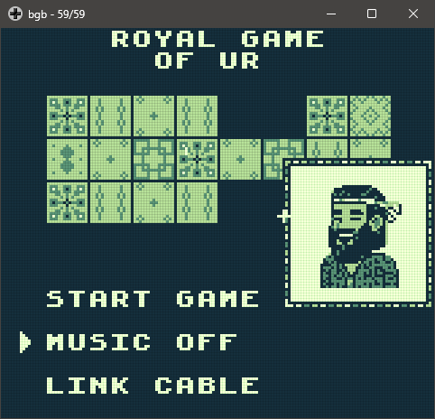 ProostSebastian's tweet photo. The Royal Game of Ur, one of the oldest board games we know of, with four AI opponents and link cable multiplayer. A good test of squeezing real game logic into DMG constraints. Play: https://t.co/aKt2Lfvbdj
Write-up: https://t.co/t8gDEwKqKU https://t.co/OODVZZ95sP