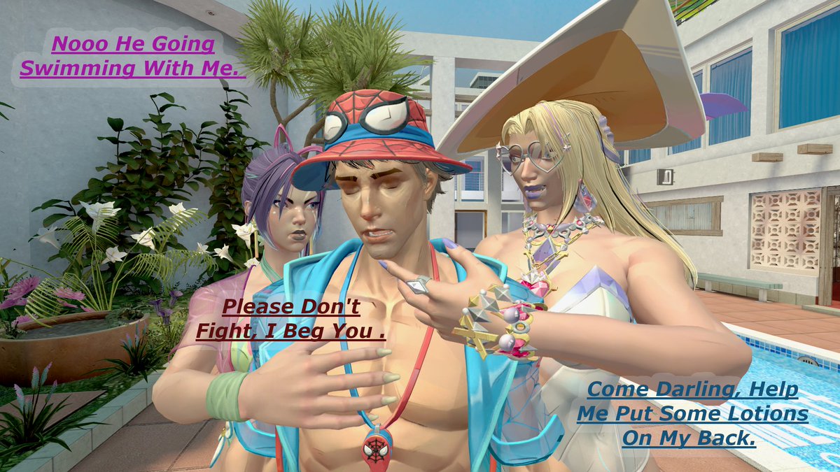TheDok1998's tweet photo. [Beach Episode]

#MarvelRivals #SpiderSai #diamondweb #SpiderMan #EmmaFrost #Psylocke #ladyloki #MarvelMantis #SFM #sourcefilmmaker #3d #fanartㅤㅤ https://t.co/D9LRqvG3Mh