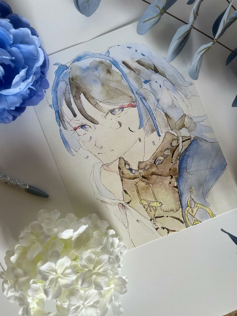 KyoDews's tweet photo. New Wanderer Print Release!! 🩵💙🖤
#wanderer #genshinimmpact https://t.co/MugqhEwjnK