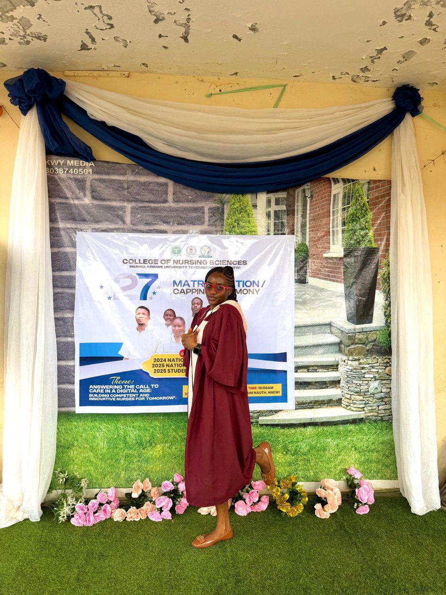 Bessyamy1's tweet photo. Happy matriculation to me.

Still your favorite student nurse Blessing. https://t.co/bVAAiR096s