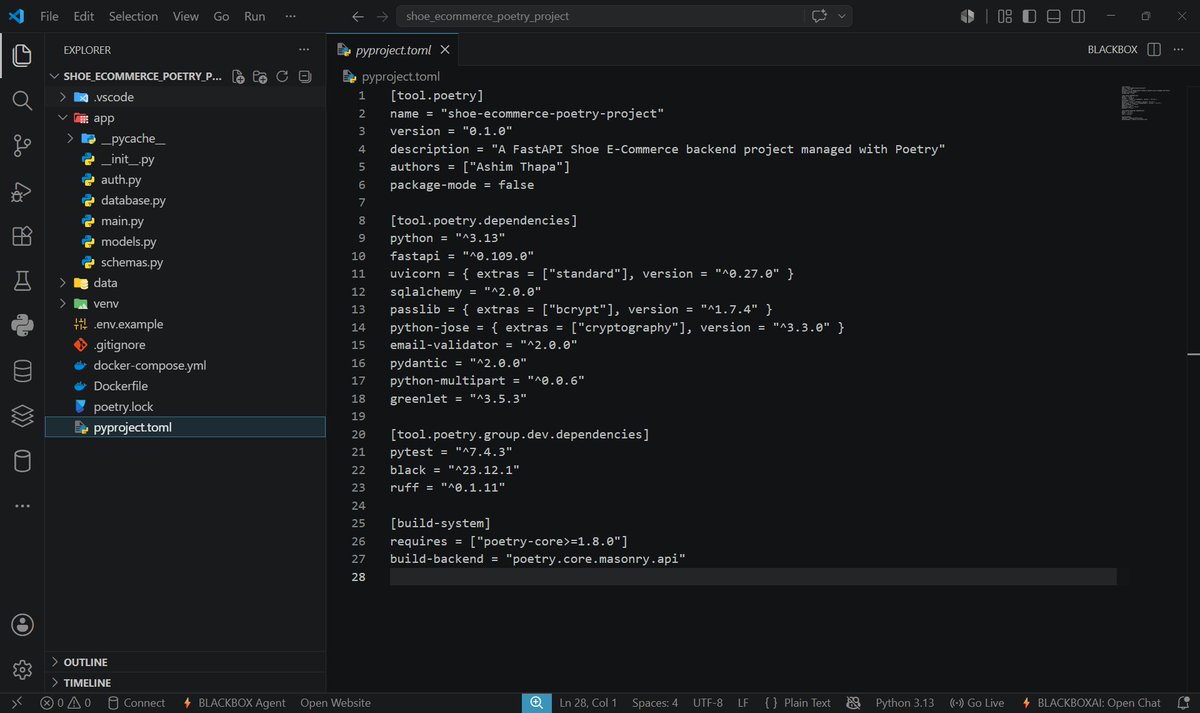 mrcool_engineer's tweet photo. #LSPPDay33 🚀
Explored FastAPI with Poetry today ⚡🐍
@lftechnology 💻
Keep going, step by step
  #LearningwithLeapfrog #FastAPI #Poetry #Python #60daysoflearning2026 https://t.co/CTVgbR00FC