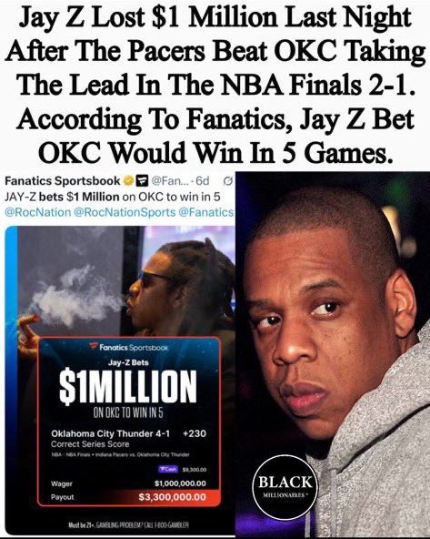 blassicliberal's tweet photo. Did Jay Z use his own money when he promoted a bet for Fanatics Sportsbook? https://t.co/9jGnRc0Qwo