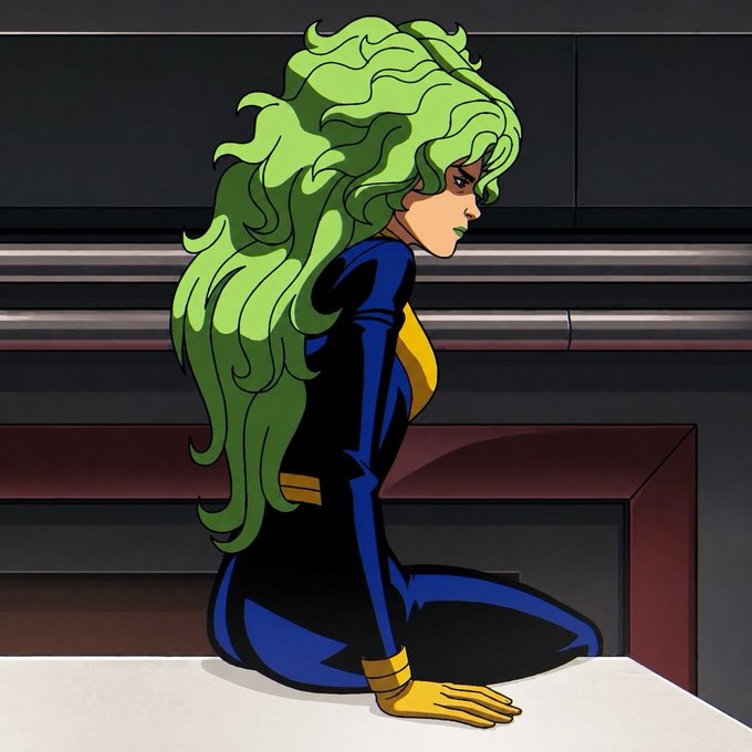 THE_C0RNER's tweet photo. X-Men '97 Polaris 🧲 💚
By @AmeVidal @xmentas https://t.co/cS7RWbGz8l