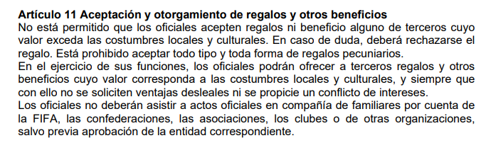 TadeoMI24's tweet photo. @neoneoars @TheDannyWalls @SergioSarmiento Te falta más comprensión lectora pa. El artículo 11 habla de los oficiales, no de los jugadores. Para próxima léelo antes de venir a dar clases https://t.co/ilWzUyW0Nb