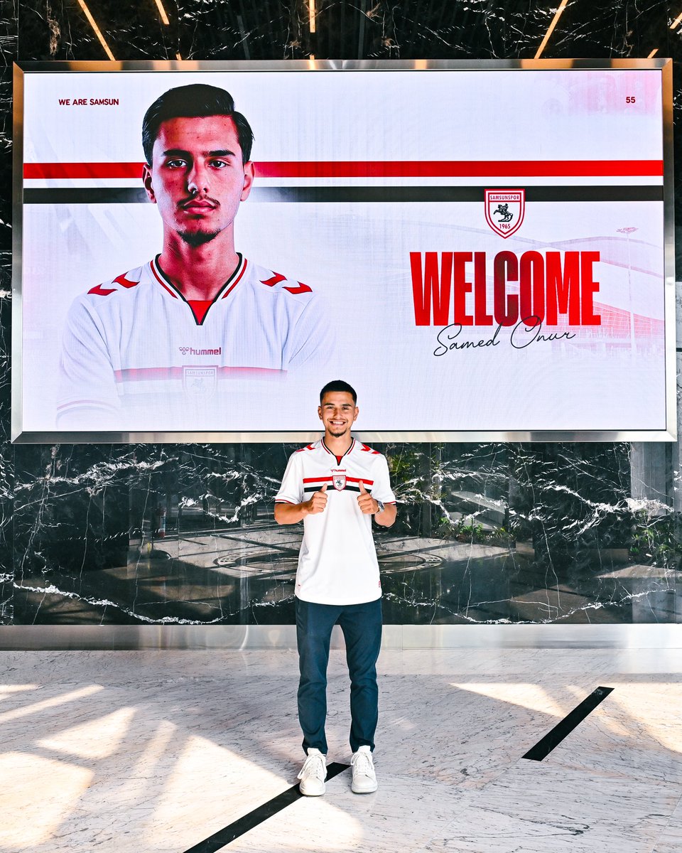 Samsunspor's tweet photo. Kulübümüz, Bayer 04 Leverkusen altyapısından yetişip Fatih Karagümrük SK, Sakaryaspor ve Gençlerbirliği SK formalarını giyen orta saha oyuncusu Samed Onur ile 3+1 yıllık sözleşme imzaladı.

Samsunspor ailesine hoş geldin, Samed! ❤️🤍

#Samsunspor #AtatürklüArma #SamedOnur https://t.co/ZnO6nc6zxb