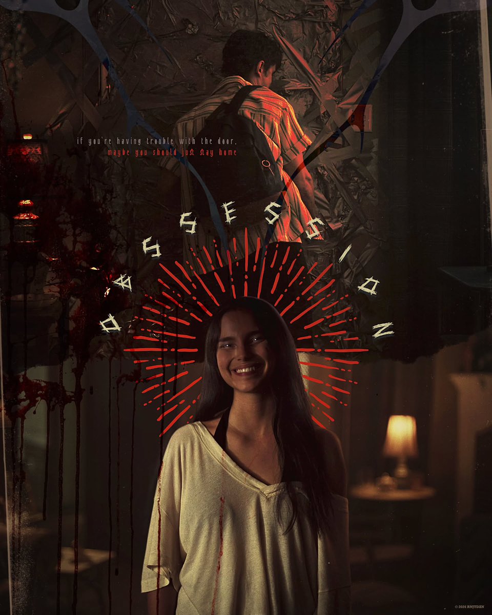 RetroReminiscer's tweet photo. Obsession (2026) 
Poster by Ranjith. https://t.co/p579iRkbEi