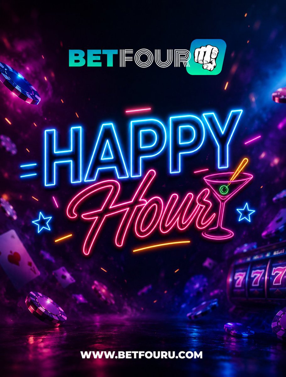 betfouru's tweet photo. 🔥 Friday Happy Hour at BetFourU
⏰ Deposit 21:00–22:00 GMT tonight = 50 FREE SPINS 
 🐟 https://t.co/KsEMx1zJgD

#BetFourU #HappyHour #FreeSpins https://t.co/IZhfESOJ21