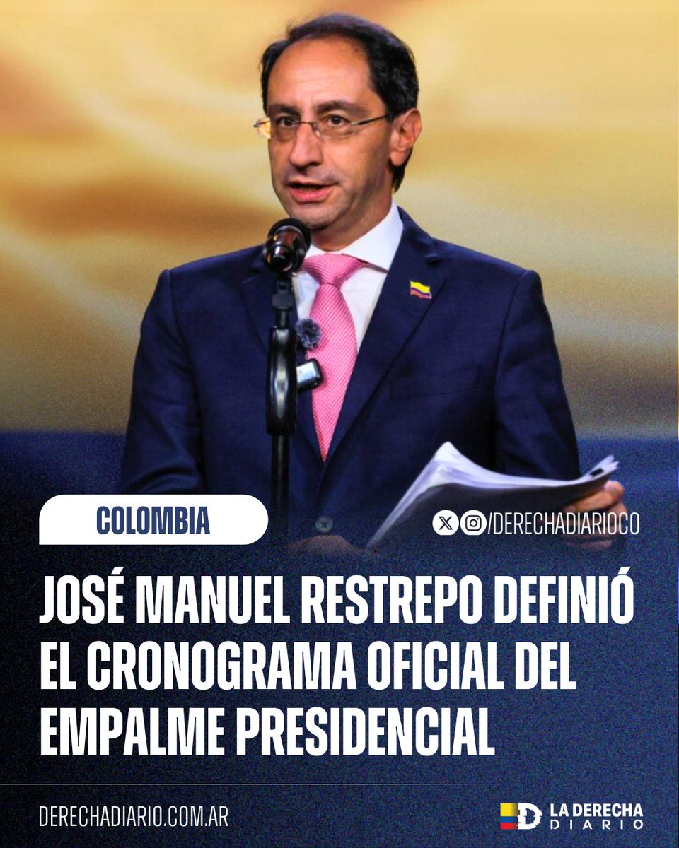 DerechaDiarioCO's tweet photo. 🚨🇨🇴 | AVANZA EL EMPALME: Tras el segundo encuentro entre los equipos del presidente electo Abelardo de la Espriella y el drogadicto Gustavo Petro, quedó definido el cronograma oficial de la transición de gobierno.

- 7 de julio: Instalación de las comisiones sectoriales para revisar cada ministerio.
- 9 de julio: Fecha límite para entregar y cargar toda la información.
- 10 al 21 de julio: Análisis de la información entregada por el gobierno saliente.
- 24 al 27 de julio: Resolución de observaciones y dudas.
- 31 de julio: Cierre oficial del proceso de empalme.