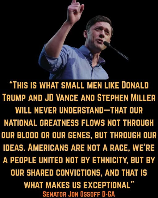 JamesTate121's tweet photo. Ossoff is a great orator. He gives people hope. https://t.co/cvuhpcacSC