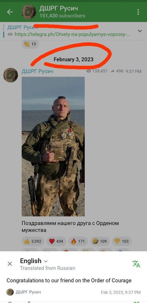 RMY1337's tweet photo. @TheMediaX2025 @patrick_chastel @R_DeCastelnau Le kremlin collabore avec les nazis, les financent et leur remet des médailles https://t.co/878J04Itc5