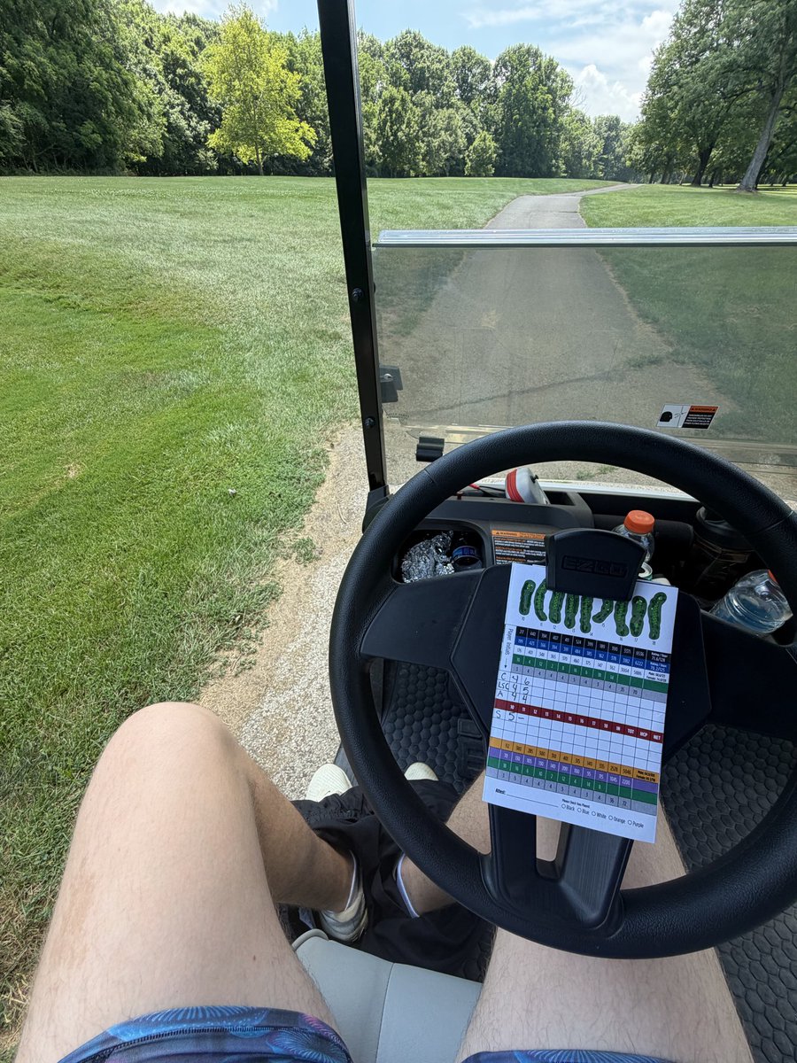 EndzoneFinder20's tweet photo. +20 through 10 holes and it’s 100 fucking degrees. #pantsoff https://t.co/IB4XD5bZsR