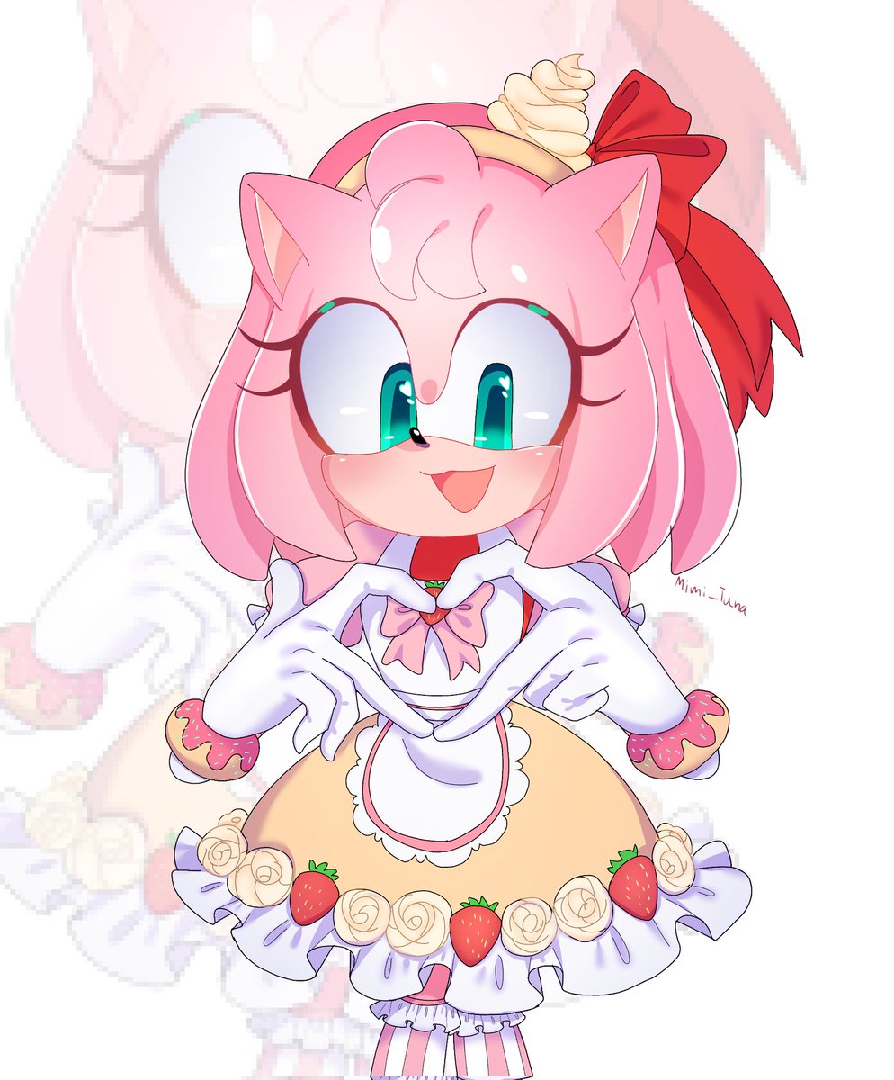 Mimi_Tuna's tweet photo. 🍓

#Amyrose #Sonicart #Sonicthehedgehog https://t.co/TSL5JPGEHw