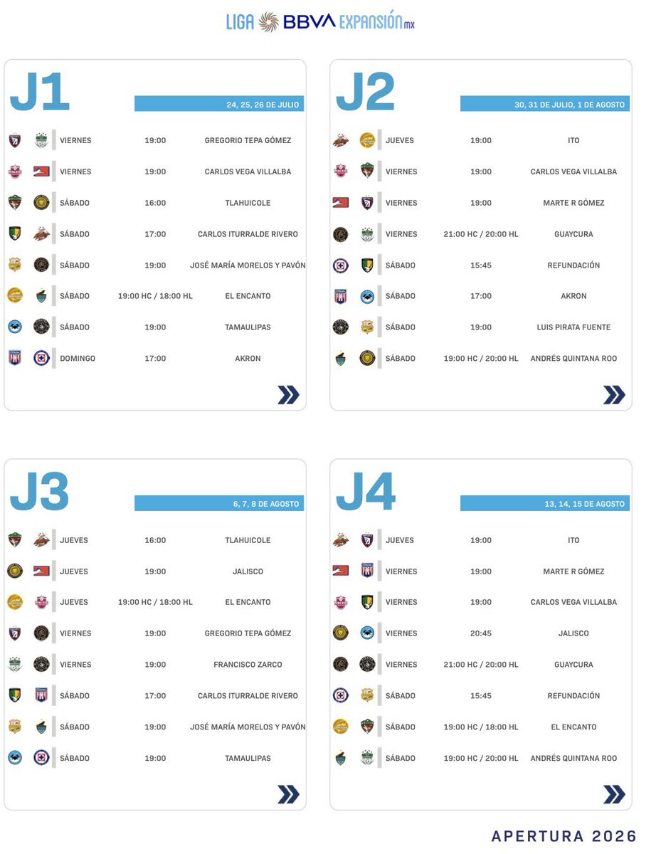 ElDeLaSegunda's tweet photo. El Primer Torneo de Expansión Post-Atlante, pinta interesante.

• Arrancamos el 24 de este Mes.
• Reedición de la Final en la Jornada 11.
• Se acabó el “Descansar una Jornada”.
• Fines de Semana de Expansión.

LIGUILLA:
-> CF: 4, 5, 7 y 8 de Noviembre.
-> SF: 11, 12, 14 y 15 de Noviembre.
-> FNL: 21 y 28 de Noviembre.

¿Quién para Campeón?