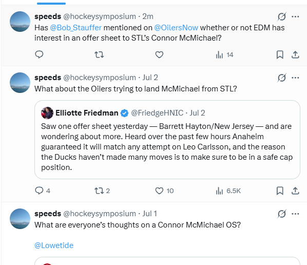kevin_p_w's tweet photo. @hockeysymposium @Bob_Stauffer @OilersNow Maybe check-in again on it tomorrow. https://t.co/irlDzzxpBd