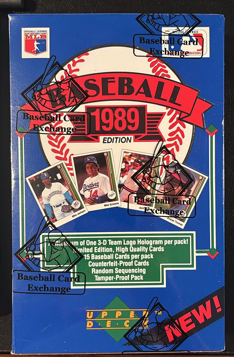 SoderSox3556's tweet photo. Solid mail day today.  1989 UD Low FSAC boxes are not getting any cheaper, and this one is really clean. https://t.co/695Ou17Yyr