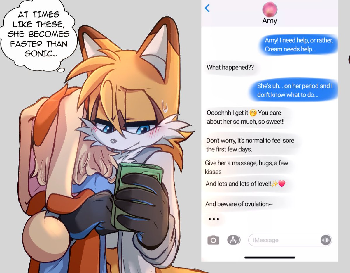 _Ra_Fox_'s tweet photo. I can't stop thinking about them😭

#Taiream #TailsxCream https://t.co/7qPTZbzFNX