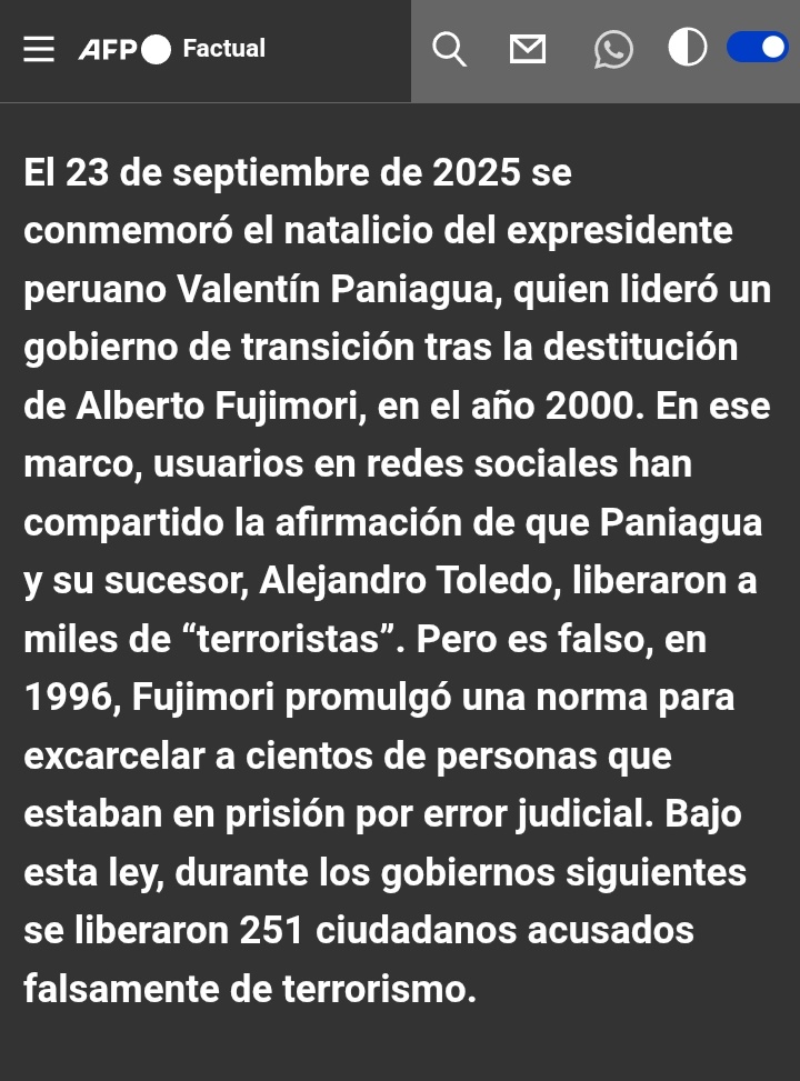 Pati_PaniaguaG's tweet photo. Qué desvergüenza de los trolls para intentar torcer la verdad.

FALSO.
NO hubo NINGUNA "liberación de terroristas", fue reconocimiento de la dictadura,en 1996, de INJUSTA ACUSACIÓN DE INOCENTES.

Aquí las cifras hasta 2003.
INFÓRMESE y LEA, empiece por Ley N°26655 y Ley N°27234. https://t.co/VbuNbIGuND