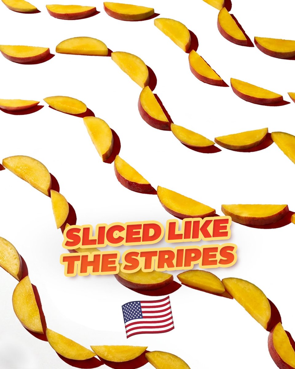 Mango_Board's tweet photo. From stars to slices, mangos add sweet joy to your A250 celebrations. Go on and slice into summer with extra mango-y sweetness this 4th of July 🥭🎆

#America250 #A250 #StarsStripesSlices #FourthofJuly #RedWhiteandBlue #Mango https://t.co/It5BD7qmD5