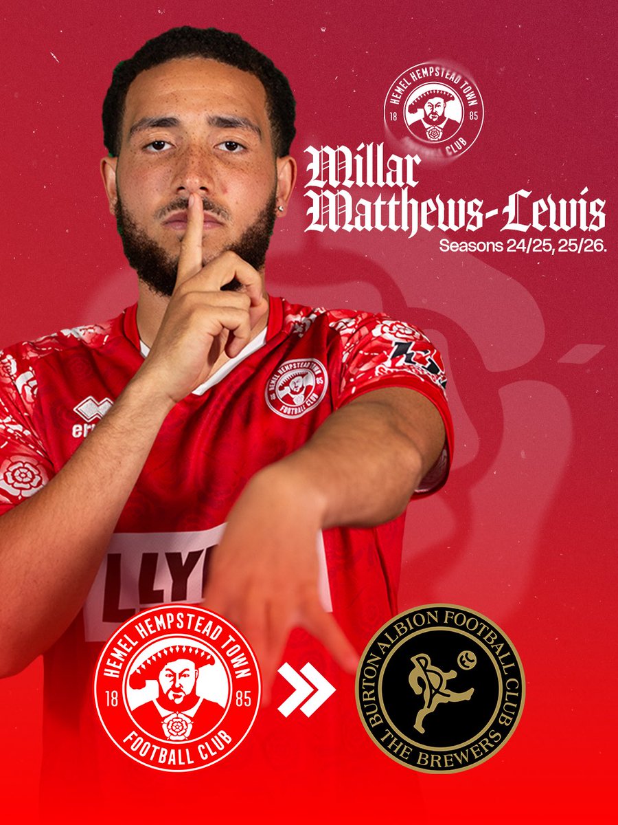 hemelfc's tweet photo. 𝑷𝑳𝑨𝒀𝑬𝑹 𝑫𝑬𝑽𝑬𝑳𝑶𝑷𝑴𝑬𝑵𝑻 | 𝑶𝒖𝒓 𝑷𝒓𝒐𝒗𝒆𝒏 𝑷𝒂𝒕𝒉𝒘𝒂𝒚

Hemel Hempstead Town Football Club wish to celebrate our players that have put in the hard work, dedication and commitment to improve and earn fantastic opportunities to move up into full time football in the National League, League One and League Two.

We are proud to support our players in the chance to move on with these career building opportunities, whilst also building our club and team to push towards the top of the National League South and above, simultaneously.

As a club, we take great pride in providing a professional pathway through high-level coaching, tailored training and development plans, quality facilities, top physio and medical care and a growing media platform that helps showcase players to the outside world. Whether that be with our First Team, Academy and/or Elite Teams.

Seeing players move on to the next level is a huge reflection of both their ambition and the environment we continue to build as a club.

We are happy to be able to provide young players this essential platform to be able to push on in their careers.

Congratulations; Gus Scott-Morriss (to National League, then League Two,
Millar Matthews-Lewis (to League One), Isiah Noel-Williams (to League Two), and Kyle Ajayi (to National League).

#COYT | @tudorsacademy