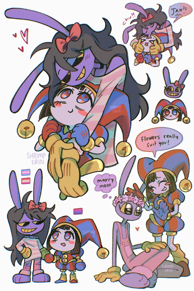 shrimperini's tweet photo. what couldve been ❤️💙💜

#TADC #funnybunny https://t.co/YOT0yaRqUH