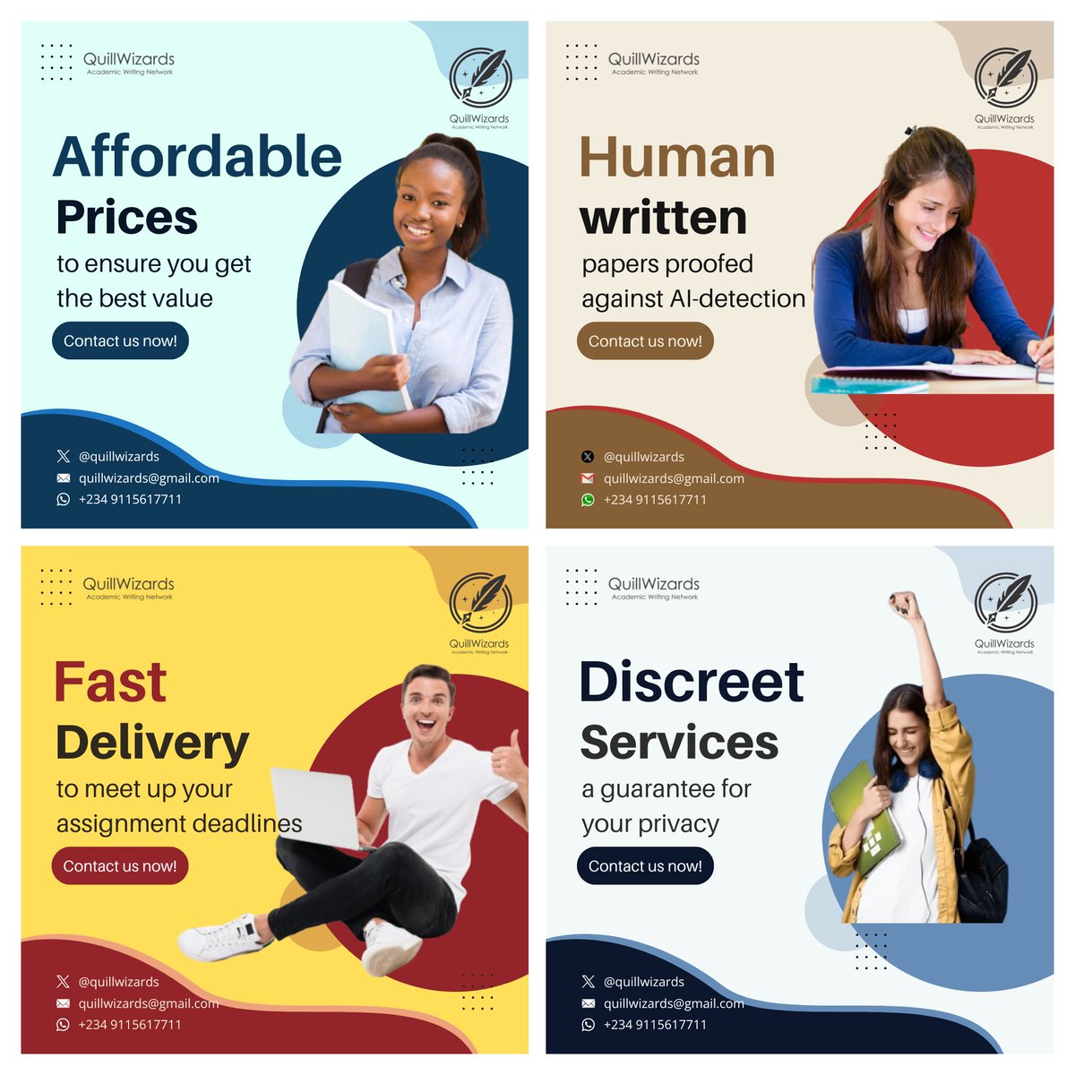 QuillWizards_'s tweet photo. Which of these is most important to you? The QuillWizards commitment to ensuring you achieve academic excellence.  Tested and trusted. DM us today. https://t.co/vNIwodUqlN