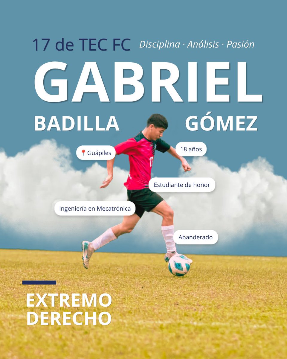 Teccr's tweet photo. El #10 estudia Ingeniería Electrónica. El #17 estudia Ingeniería en Mecatrónica. Los dos juegan para el TEC FC. Y los dos tienen clara la prioridad: la U primero. ⚽📐 Su historia, en pleno desarrollo del #Mundial2026 👇 https://t.co/M0KtfefCQg https://t.co/x4ULZTG802