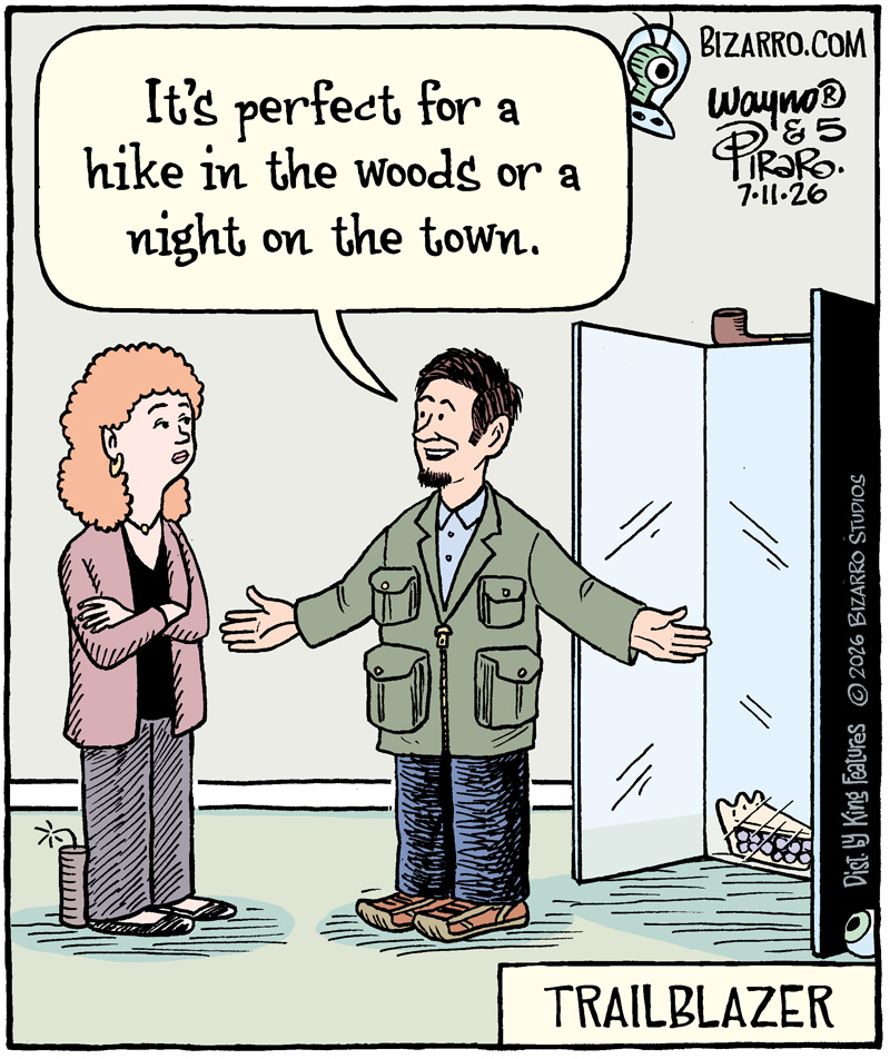 Waynocartoons's tweet photo. Cargo Coat

#comics #cartoons #bizarro #wayno

@ComicsKingdom https://t.co/Ola2kUxluU