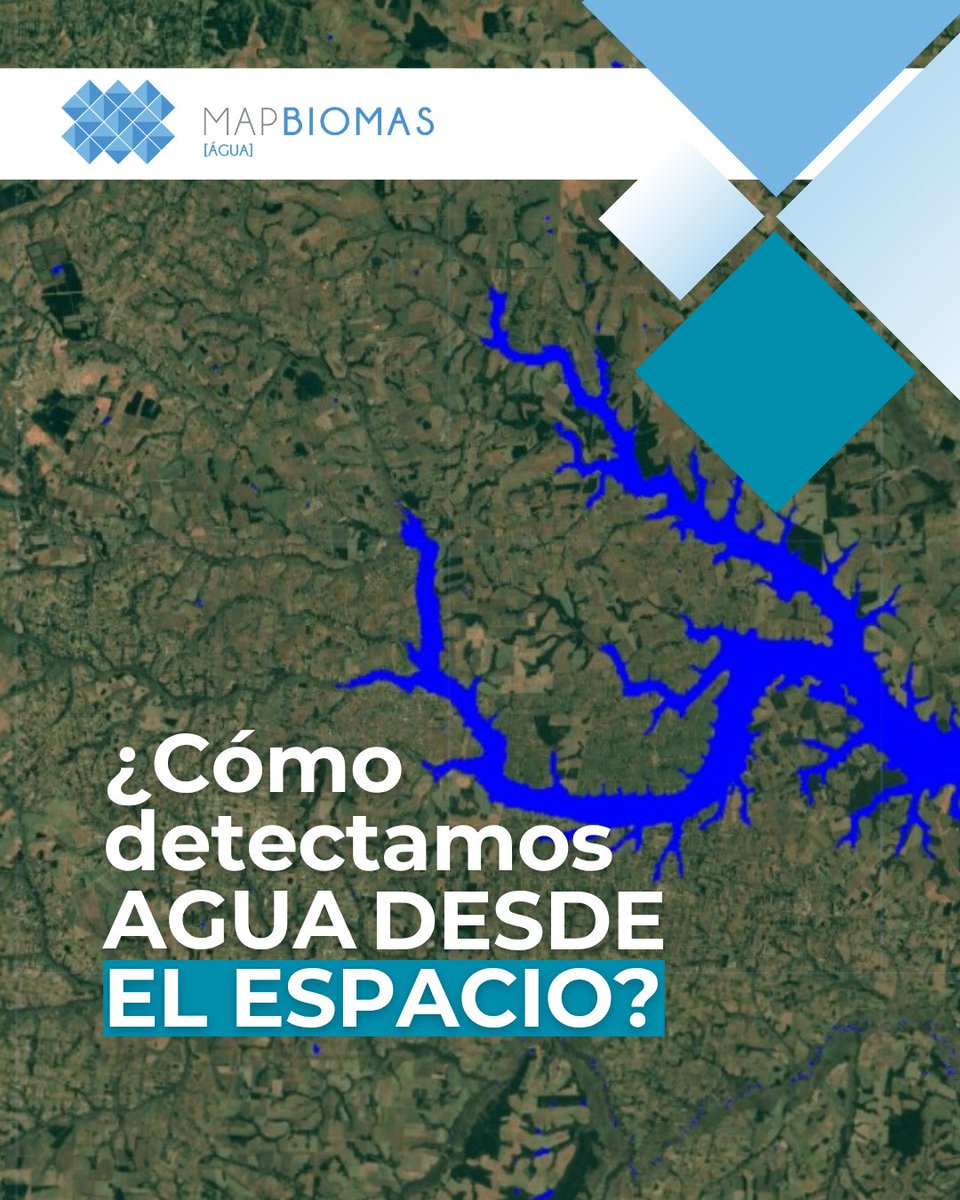 atodopulmonPY's tweet photo. 🛰️ 📡 ¿Sabías que los satélites de observación de la Tierra registran mucho más que fotografías?

💧 Con estas imágenes podemos saber cómo evolucionó la superficie hídrica de su territorio a lo largo de 40 años (1985-2025) a través de la iniciativa MapBiomas. https://t.co/CCo2MqRDOC