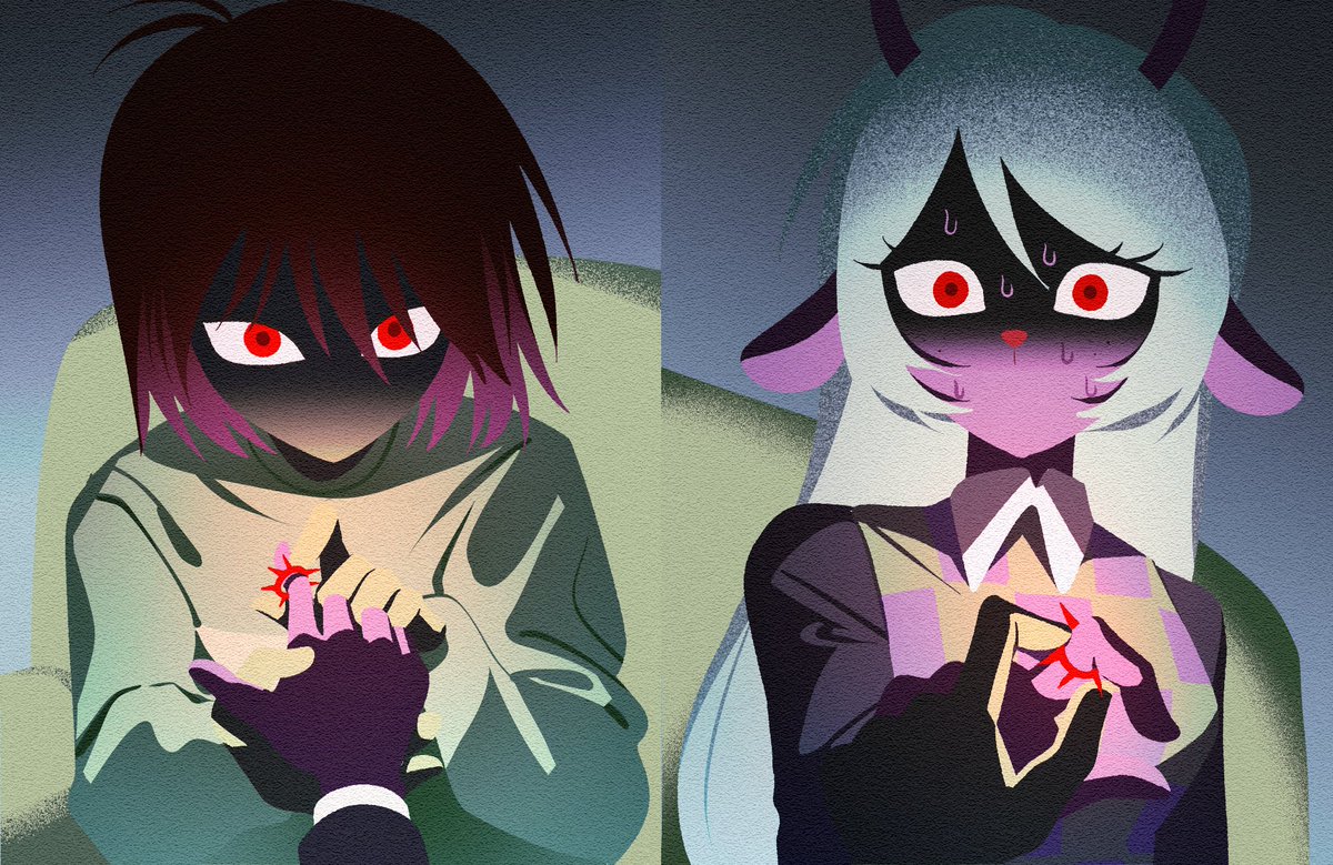 pg5374's tweet photo. #kriselle #deltarune  
챕터 4와 5의 차이를 사랑함...... https://t.co/BMObPGCotB