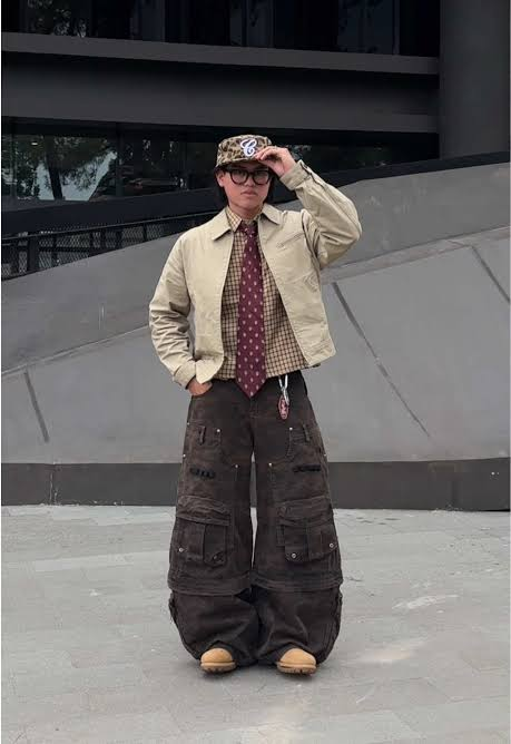 autogynesmiles's tweet photo. I think the worst fashion trend to come out of the 2020s is "smart streetwear" and its related silhouettes. Its actually so bad https://t.co/bsfKtHpCUC
