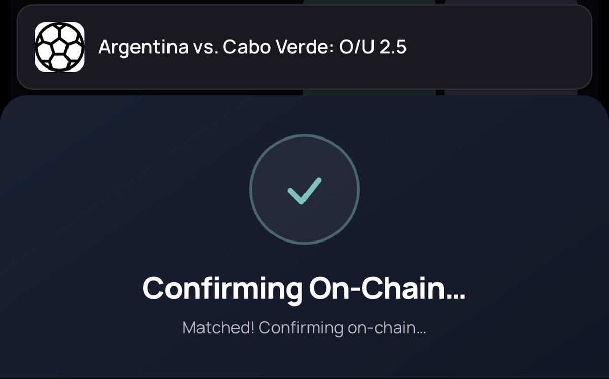 Cyberjoe19's tweet photo. Argentina 🇦🇷 vs Cape Verde 🇨🇻 
TO 2.5
@YupNupApp

Click on the link to trade: https://t.co/Z8oKc4dnFn

Register below, deposit and get 100% bonus on your first deposit🤑
🔗 : https://t.co/7dLIspbixQ https://t.co/Zw63migc0T