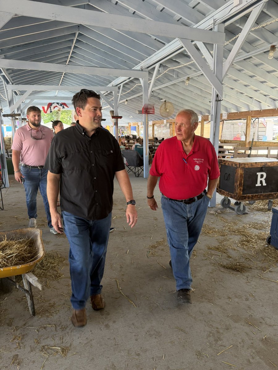 Rob_McColley's tweet photo. It was great to be at the Marion County Fair earlier this week. Fairs are a great way for Ohioans to come together and celebrate our shared agricultural heritage. It’s a shame Amy Acton shut them down as health director. She later quit her job upon the mere suggestion of opening them up. Folks in Marion County have not forgotten.