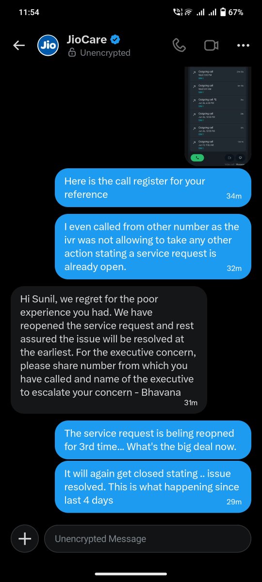 piduguram's tweet photo. @JioCare This is not expected again... What difference did you add here... The same loop is continuing. https://t.co/hAdN0XJ8zj