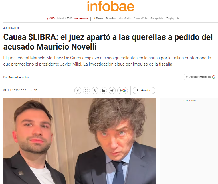 Tomidiazcueto's tweet photo. Como me gusta que los kukas queden como boludos después de pretender tener razón en algo.

Rombolá dijo representar a 200 damnificados y que LIBRA es una estafa a muchos argentinos.

Automáticamente la Justicia dice que no hay pruebas ni acreditaciones respecto al caso. Que pesimo abogado que debe ser Rombolá y que boludaso que es Jhon Heguier, el periodista del medio ruso de Navarro.

Los arrobaría pero los dos me tienen bloqueado JAJAJAJAJAJAJA