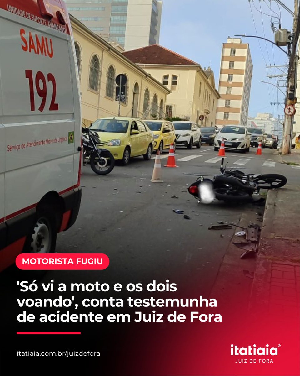 ItatiaiaJF's tweet photo. 📲 https://t.co/XOzvzRZwcb
📸 Désia Souza /Itatiaia
📝 Désia Souza /Itatiaia

#acidentedetransito #motociclista #carro #juizdefora #samu https://t.co/zevqgwGzm7