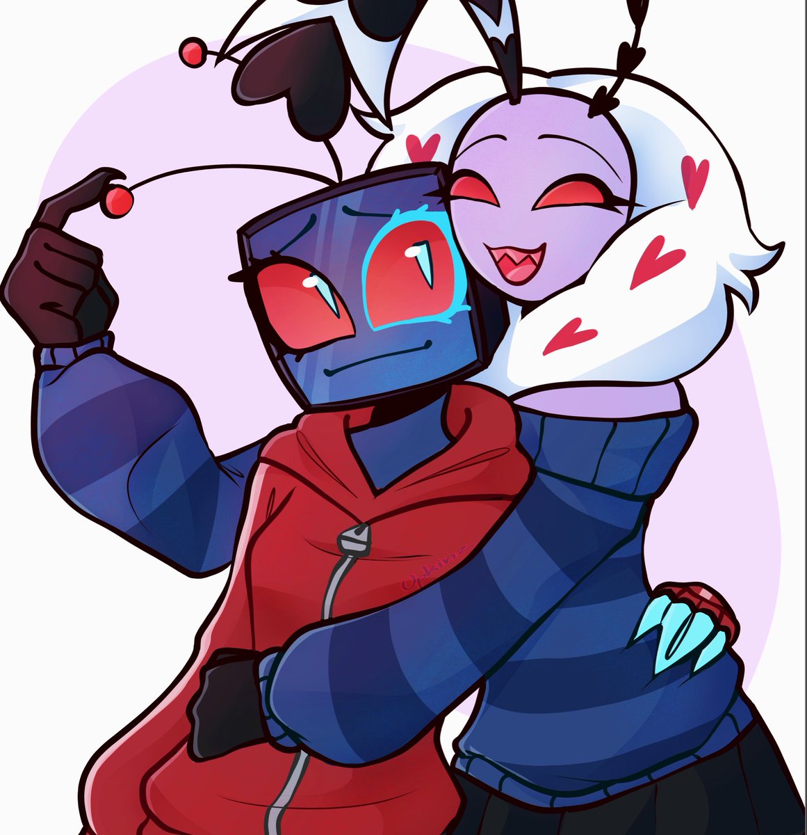upkinzz's tweet photo. Staticmoth yuri my beloved 
#staticmoth #voxval https://t.co/5NliL1QmCL