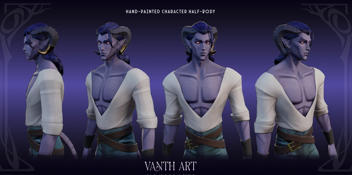 vanth_art's tweet photo. More #mollymauk WIP, no tatts because they're not ready yet #3dart #fanart https://t.co/zz0glYwIJR