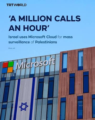 the1Master4u's tweet photo. tens of millions of families are struggling to pay their bills and not end up homeless...at the same time, we give Israel $45 million PER DAY for war....PER DAY ! 
When is the insanity going to stop !?
all of these u.s. corporations have very large facilities in Israel...why ? Apple, Google, Microsoft, Meta/Facebook, Nvidia, Amazon, IBM, Intel, HP, Dell...and many more
Constant war in that area...so why do they need to be in Israel ???
This is a pic of Microsoft's "new campus" in Israel...