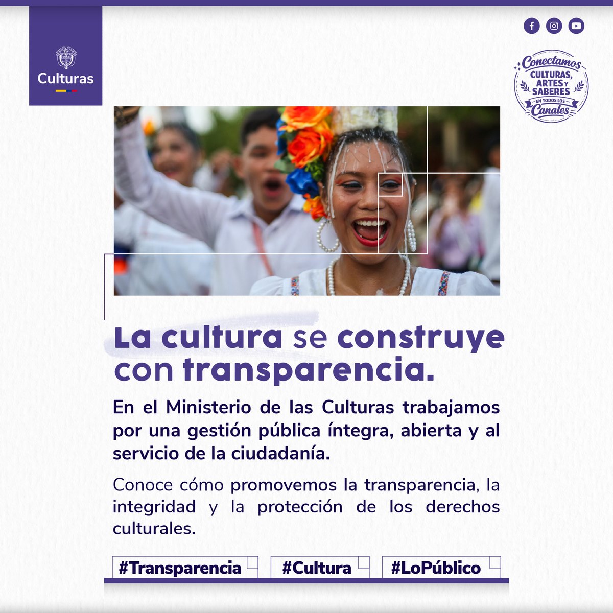 mincultura's tweet photo. ‼️Atención‼️

El @mincultura pone a disposición de los ciudadanos la sección de Transparencia y Acceso a la Información Pública Nacional, donde podrán conocer de primera mano la información del Ministerio.

Ingresa a  https://t.co/0XoATDJqd4 https://t.co/BqodmL5h3y
